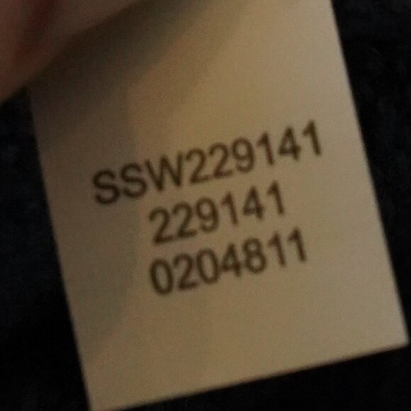 J. Jill, Relaxed Marled V-Neck Knit Long Sleeve Sweater, Indigo, Blue - Picture 7 of 9